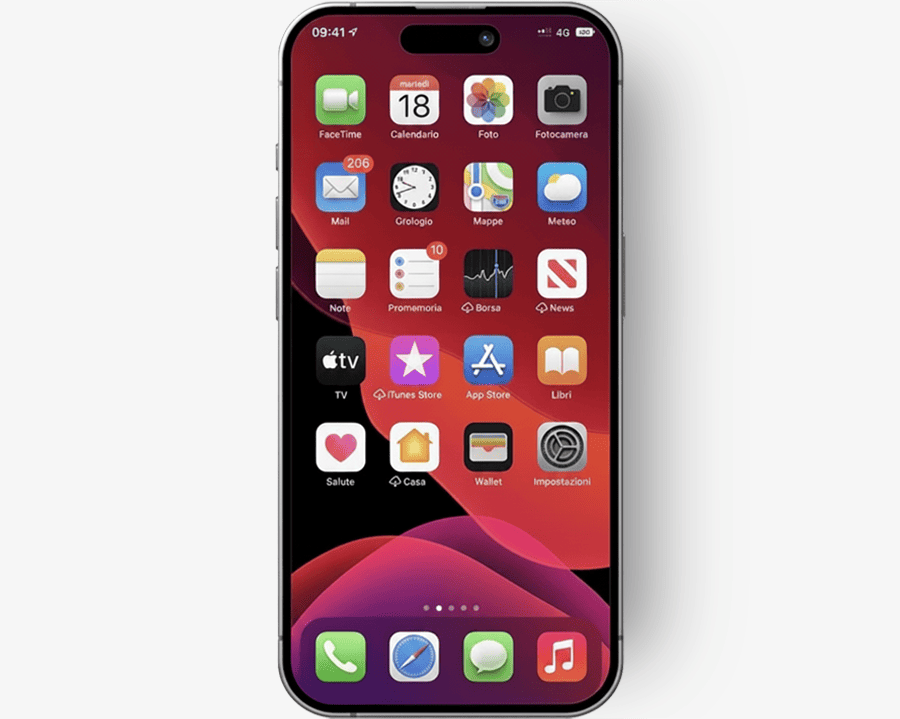 iphone com tela trocada